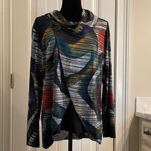 Bali Multicolor Abstract Blouse